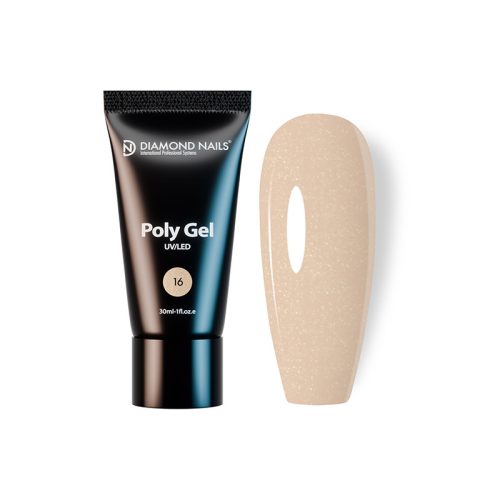 Polygel 16 - Sandy Glow – 30ml - Fără HEMA și TPO