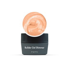 Builder Gel Shimmer Blush Cream 5g gel de construcție cu sclipici piersică - Diamond Nails