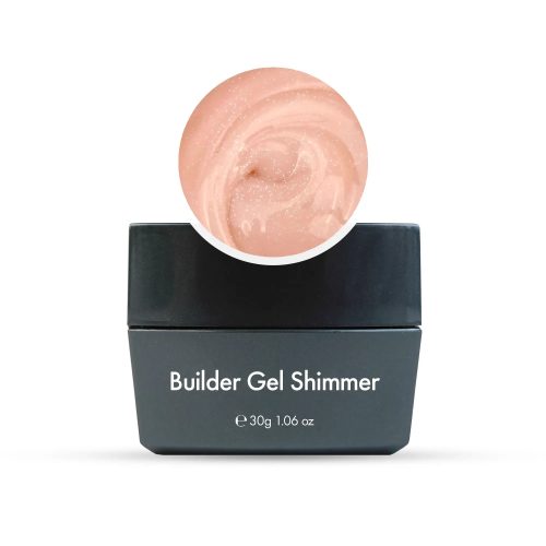 Builder Gel - Shimmer - Vanilla Rose 30g gel constructiv roz piersică cu sclipici - Diamond Nails