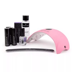 Diamond Nails Kit ojă semipermanentă pentru începători cu lampă