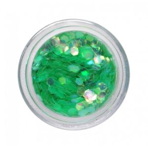 Flitter Nail Art- Verde Holograme
