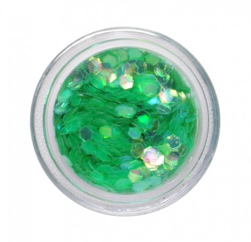 Flitter Nail Art- Verde Holograme