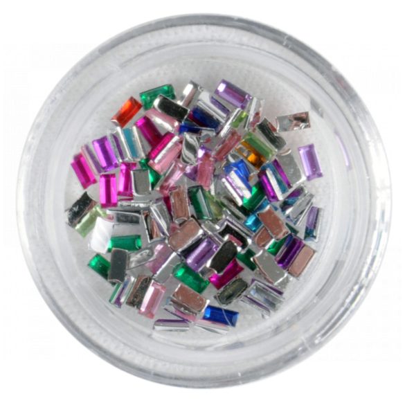 Pietricele in forma de dreptunghi 50buc-amestec