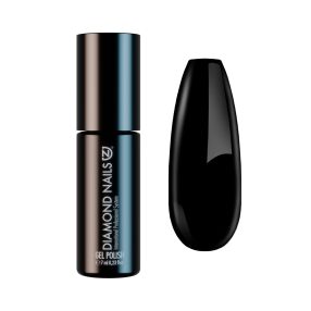 Diamond Nails ojă semipermanentă Negru de Abanos DN004 7ml pentru manichiură elegantă și rezistentă