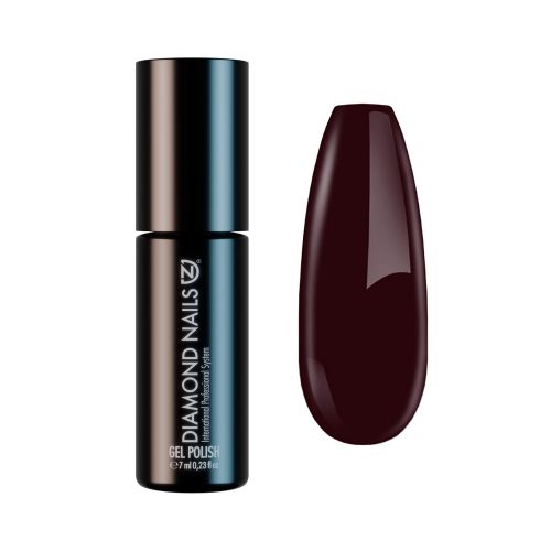 Diamond Nails ojă semipermanentă Bordo Închis DN015 7ml pentru manichiură elegantă și sofisticată