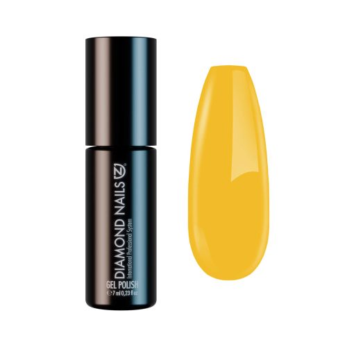 Diamond Nails ojă semipermanentă Galben de Soare DN017 7ml pentru manichiură luminoasă și vibrantă