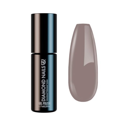 Diamond Nails ojă semipermanentă Nude Gri Maro DN034 7ml pentru manichiură elegantă și modernă