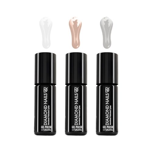 Set gel lac Manichiură franțuzească - 3 buc