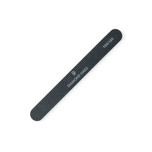 Pilă Unghii Dreaptă Neagră 100/180 Diamond Nails