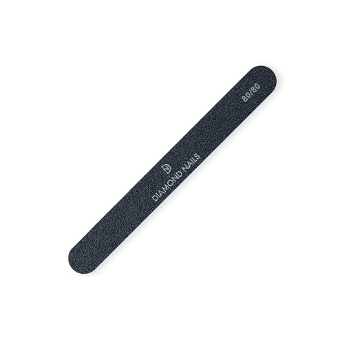 Pilă Unghii Dreaptă Neagră 80/80 Diamond Nails