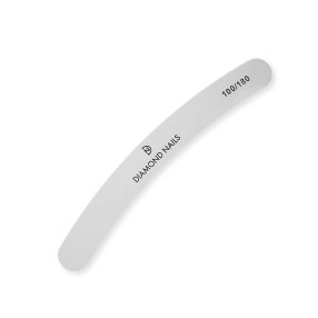 Pilă Unghii Banana Alb 100/180 – Diamond Nails