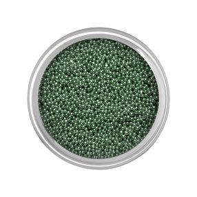 Margele Nail Art Argintiu-Verzui