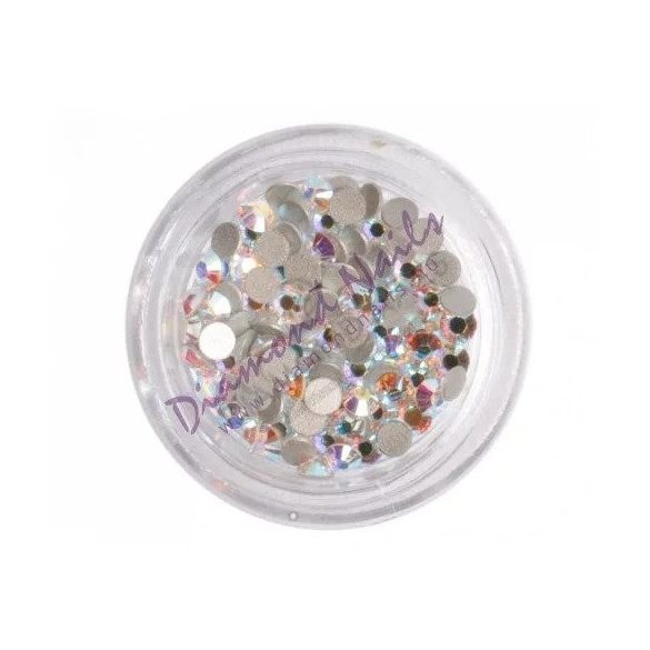 Pietre Swarovski Mari, Cristal AB, 100 buc.
