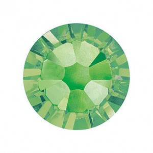 Pietre Swarovski, Verde, Mari, 100 buc. - Light Green, ss10