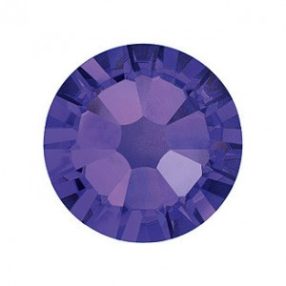   Pietre Swarovski, Purpuriu Inchis, Mari, 100 buc. - Dark Purple, ss10