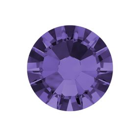   Pietre Swarovski, Purpuriu Inchis, Mari, 100 buc. - Dark Purple, ss10