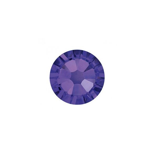Pietre Swarovski, Purpuriu Inchis, Mari, 100 buc. - Dark Purple, ss10