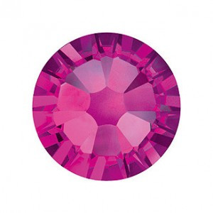 Pietre Swarovski Mari, Fuchsia, 100 buc.