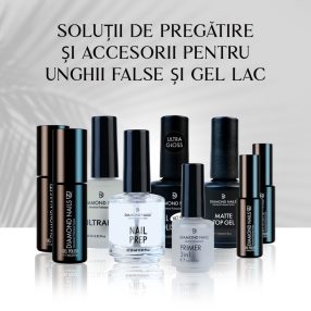 Soluții de pregătire și accesorii pentru unghii false și gel lac