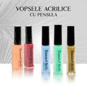 Vopsele Acrilice cu Pensula