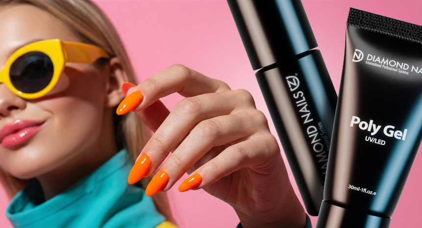 Tendințe unghii primăvară 2026 – inspirație polygel și gel lac Diamond Nails
